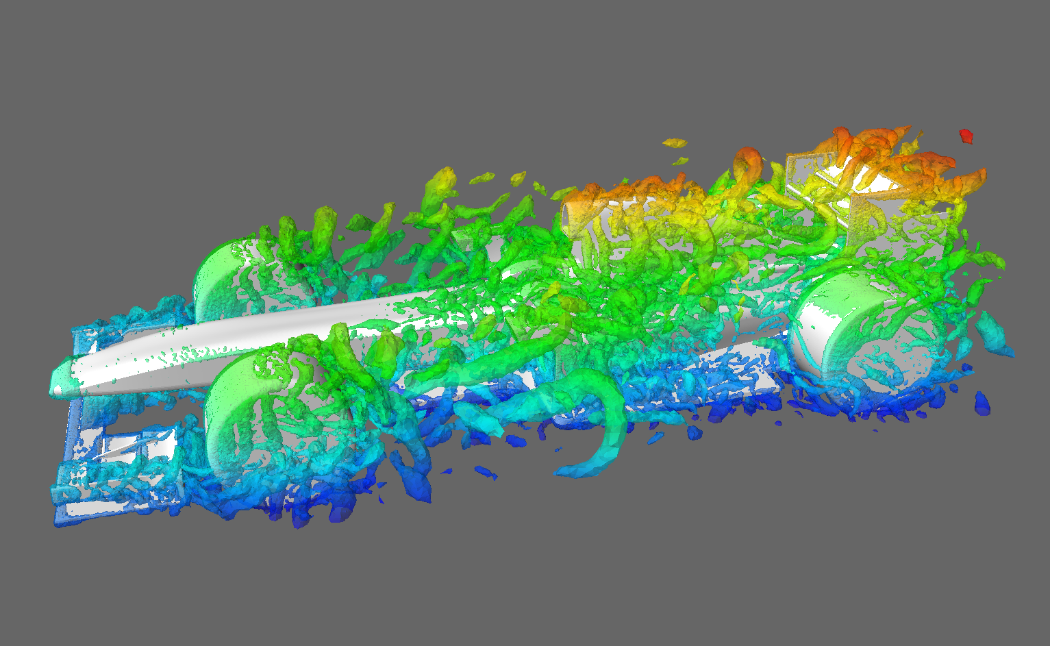 Formula 1 with 36 Million cells - Iso-Q criterion